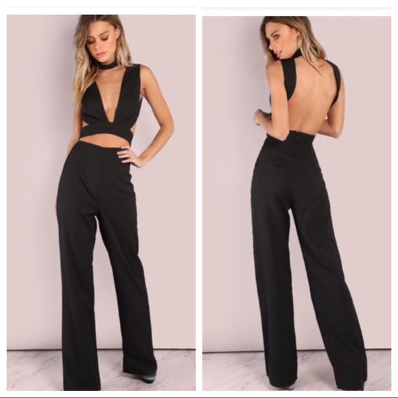 SPELLBOUND-Backless Deep Plunge Jum… - Picture 3 of 6